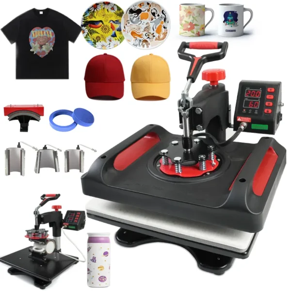 P8001 8 en 1 – Machine de sublimation polyvalente et performante