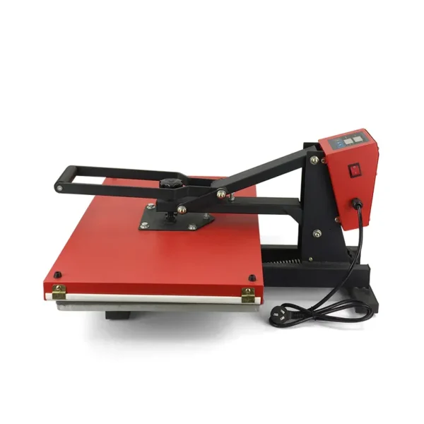 Vue latérale gauche presse SB-05-B 60x40 cm - Cadre acier et mécanisme hydraulique professionnel
