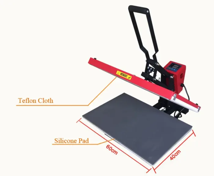 Plaque en silicone 60x40 cm pour presse SB-05-B - Précision millimétrique et résistance thermique