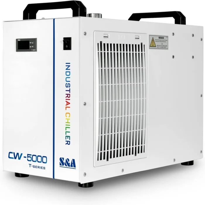 Chiller industriel CW-5000 avec système de refroidissement pour machines laser et autres équipements