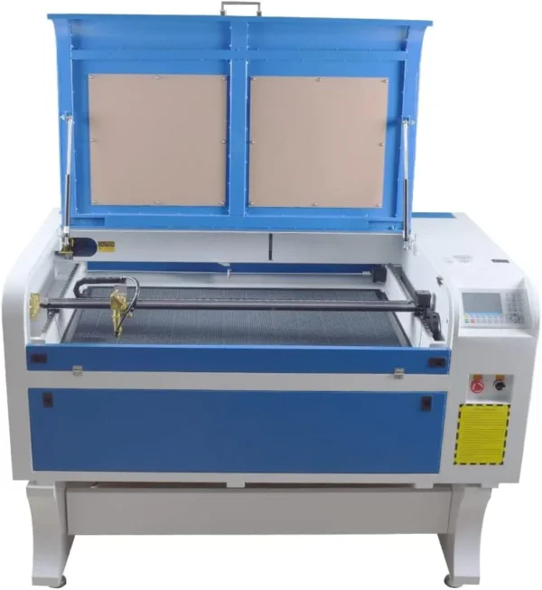 Machine de découpe et gravure laser CO₂ 90x60 cm 80W vue avant
