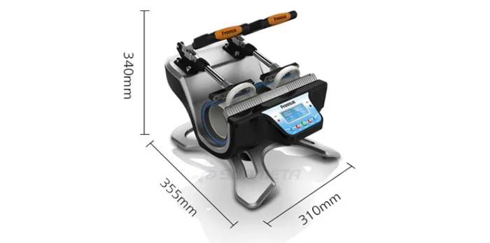 Dimensions de la presse à mug ST-210-5 (340×355×310 mm)