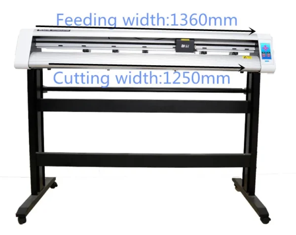 Machine de découpe TN-48A-CCD avec largeur d'alimentation 1360 mm et largeur de découpe 1250 mm