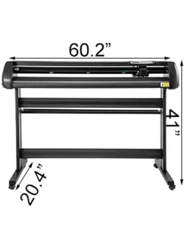 Dimensions de la machine de découpe KI-1351E – 60,2 x 41 x 20,4 pouces